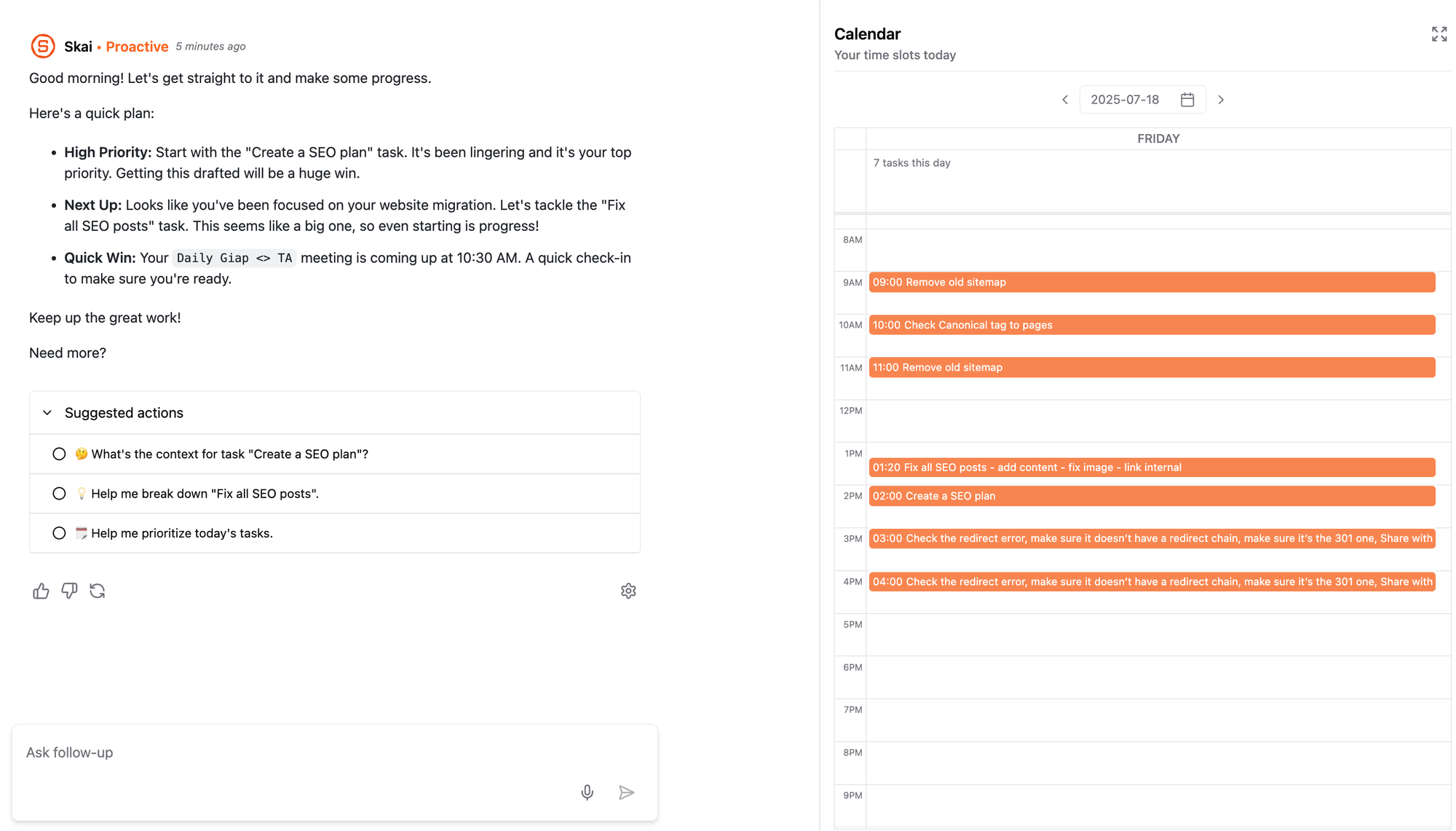 AI Daily Planner - Saner.AI