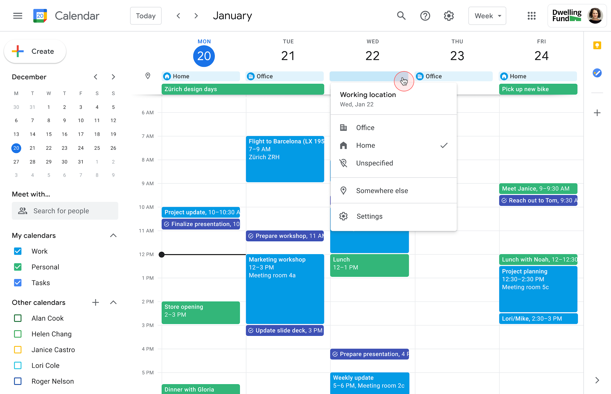 Google Calendar - Saner.AI