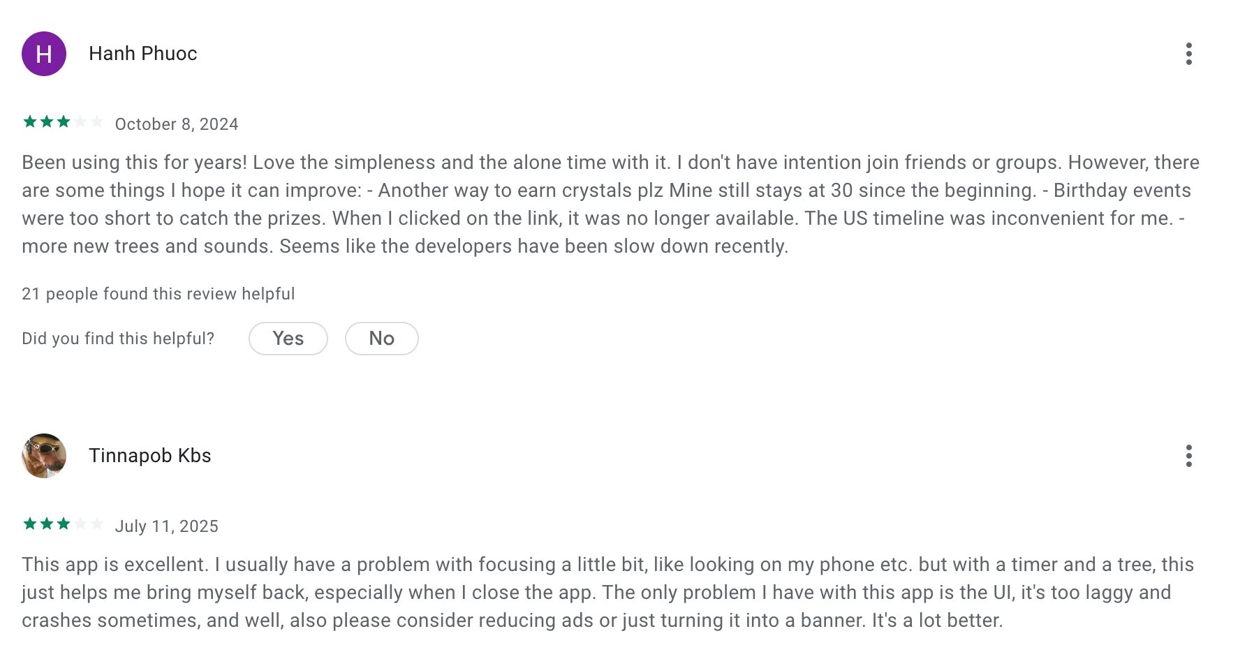 Forest Reviews