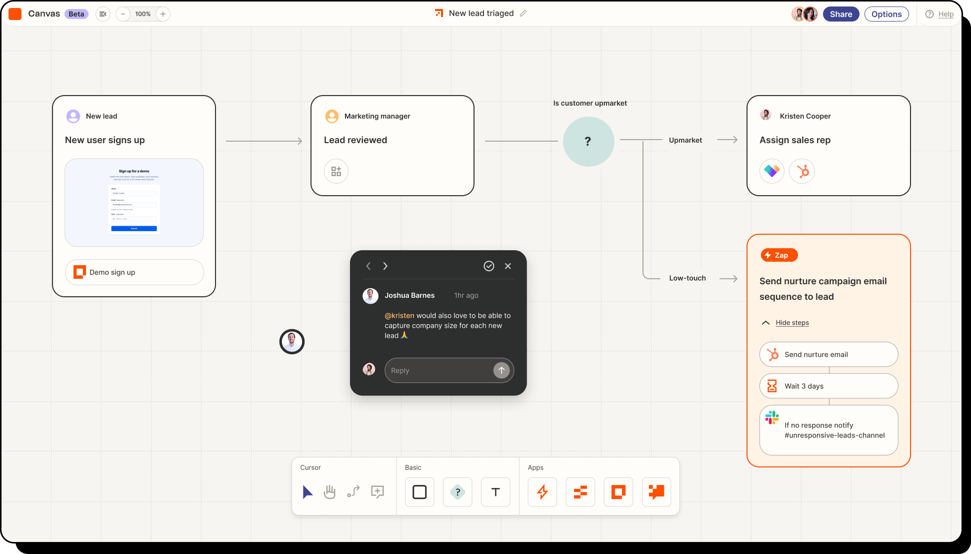Zapier UI