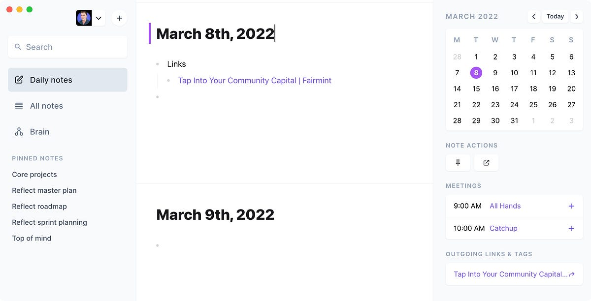 Reflect App