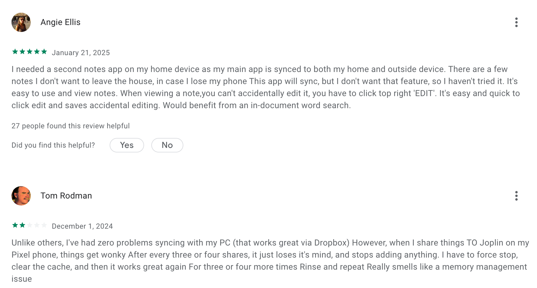 Joplin reviews