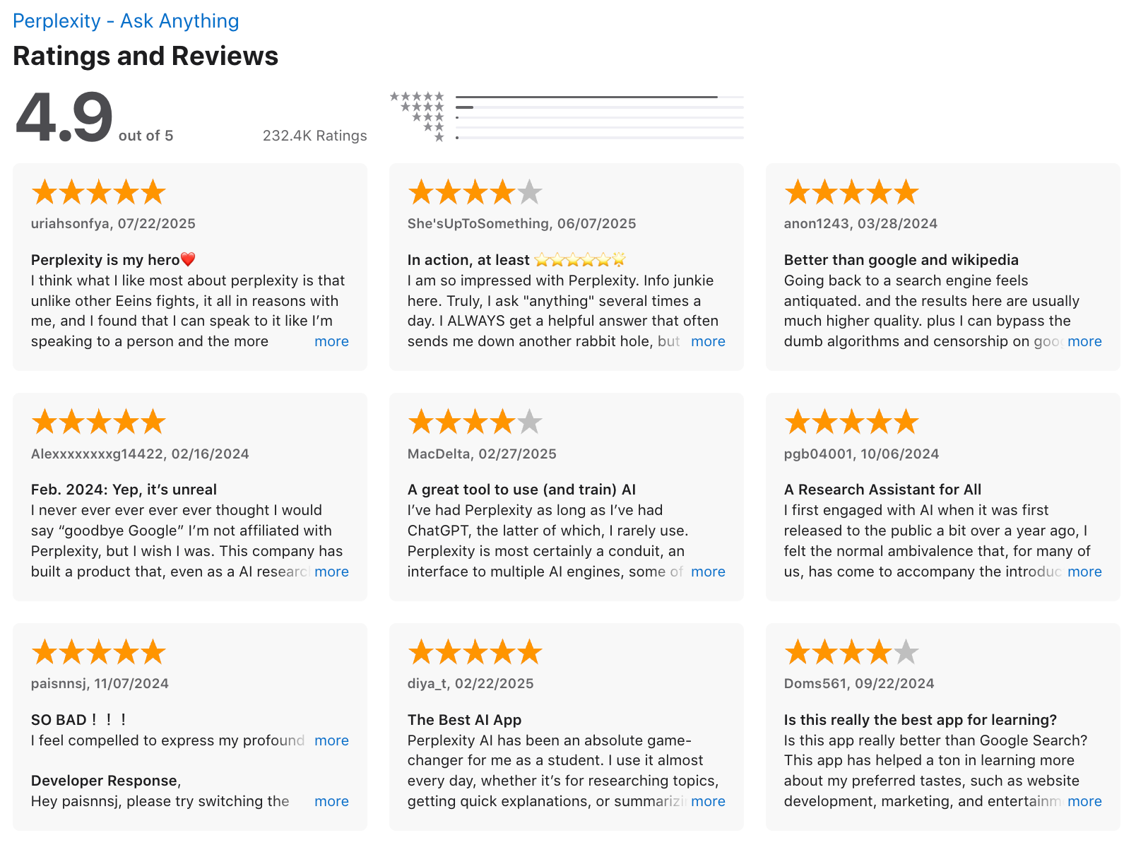 Perplexity review