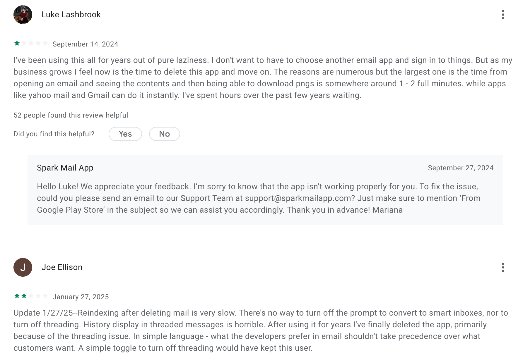 Spark reviews