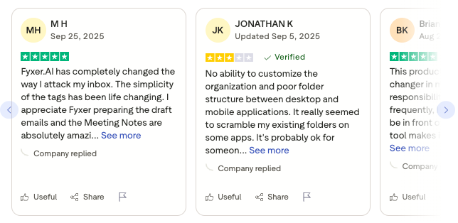 Fyxer reviews