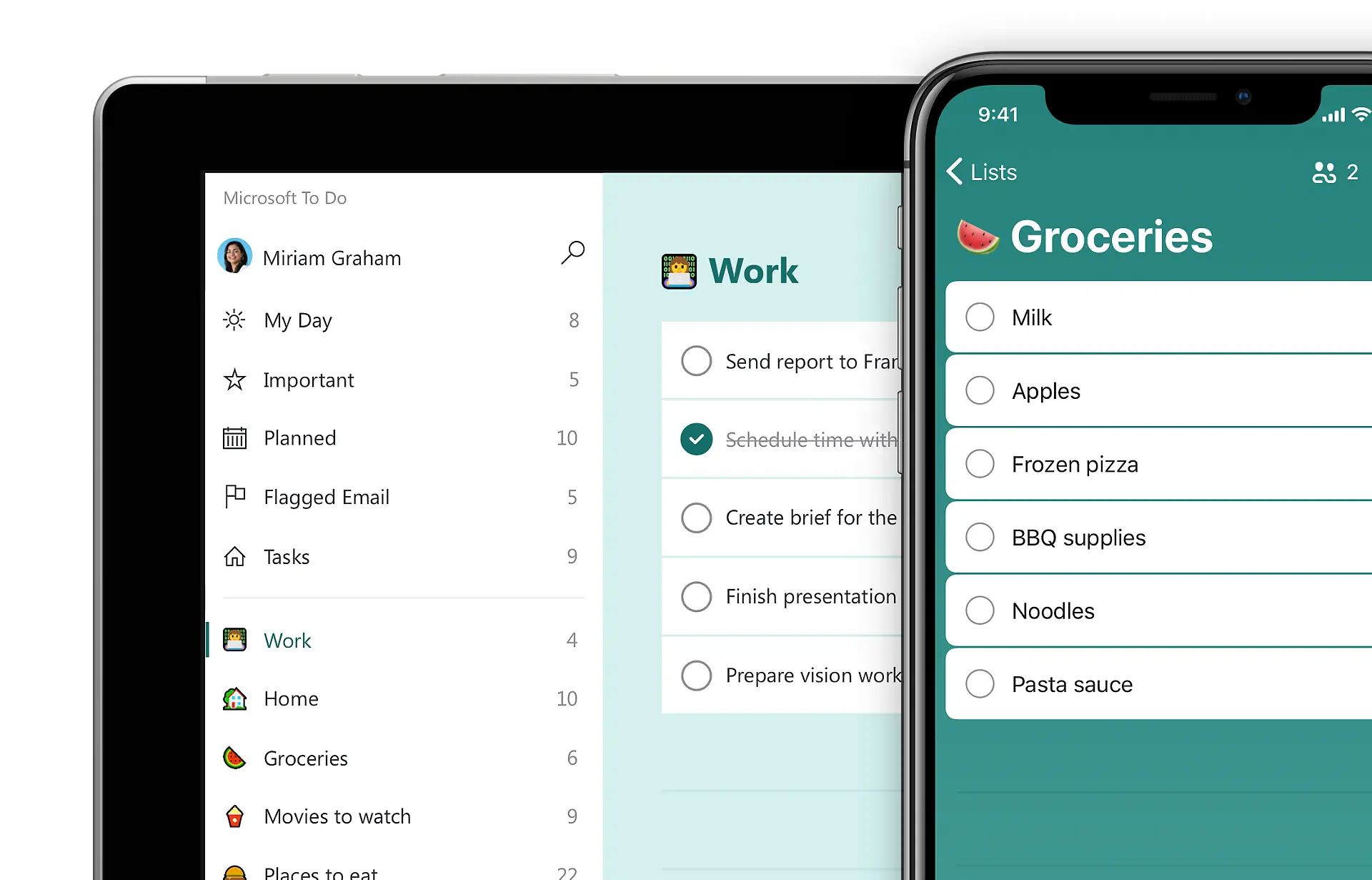 Microsoft Todo for simple task