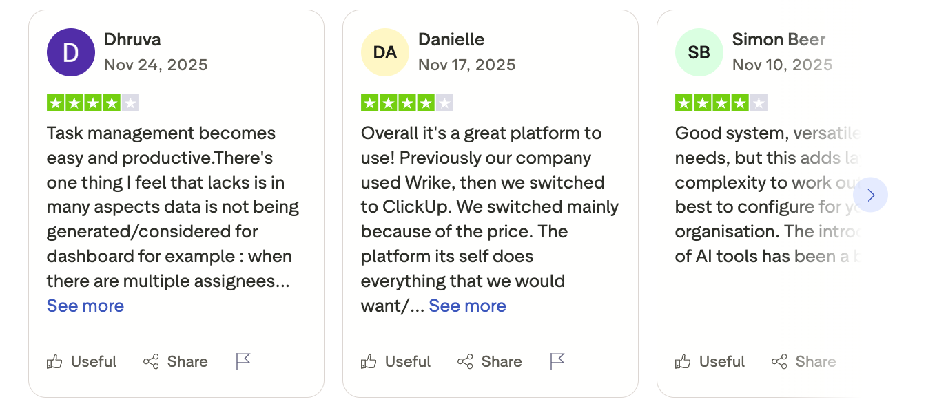 ClickUp Reviews
