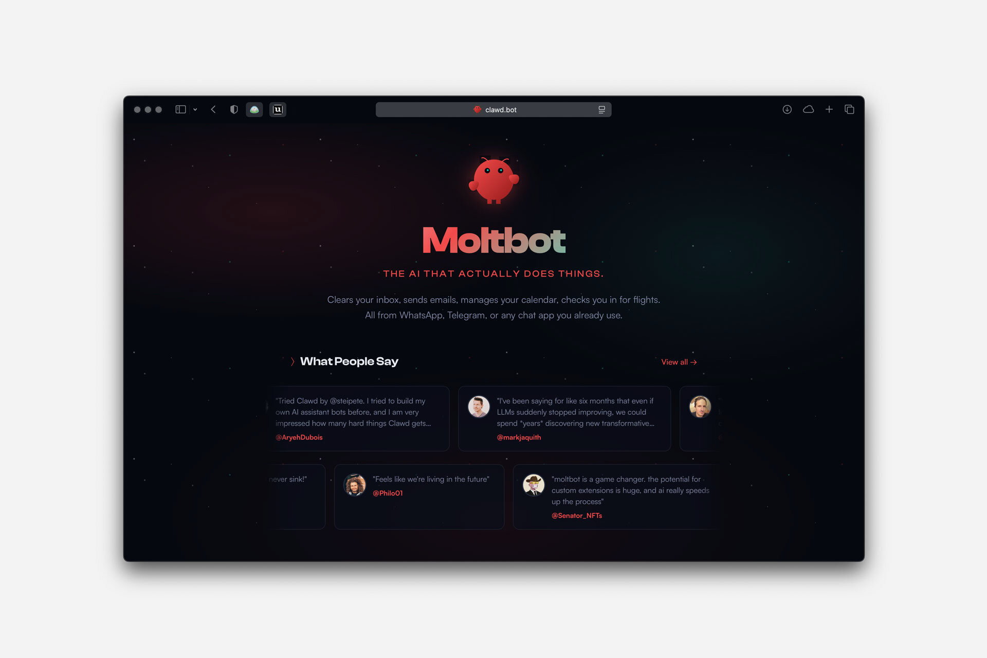Moltbot (formerly known as Clawdbot)