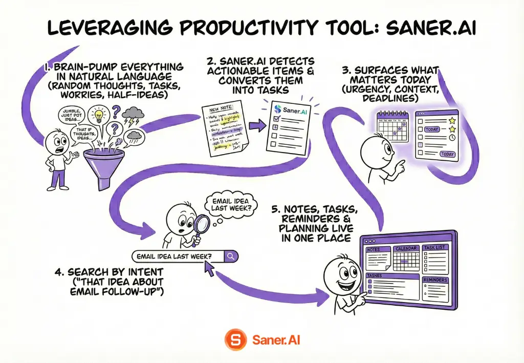 Using Saner.AI to gain focus for ADHD