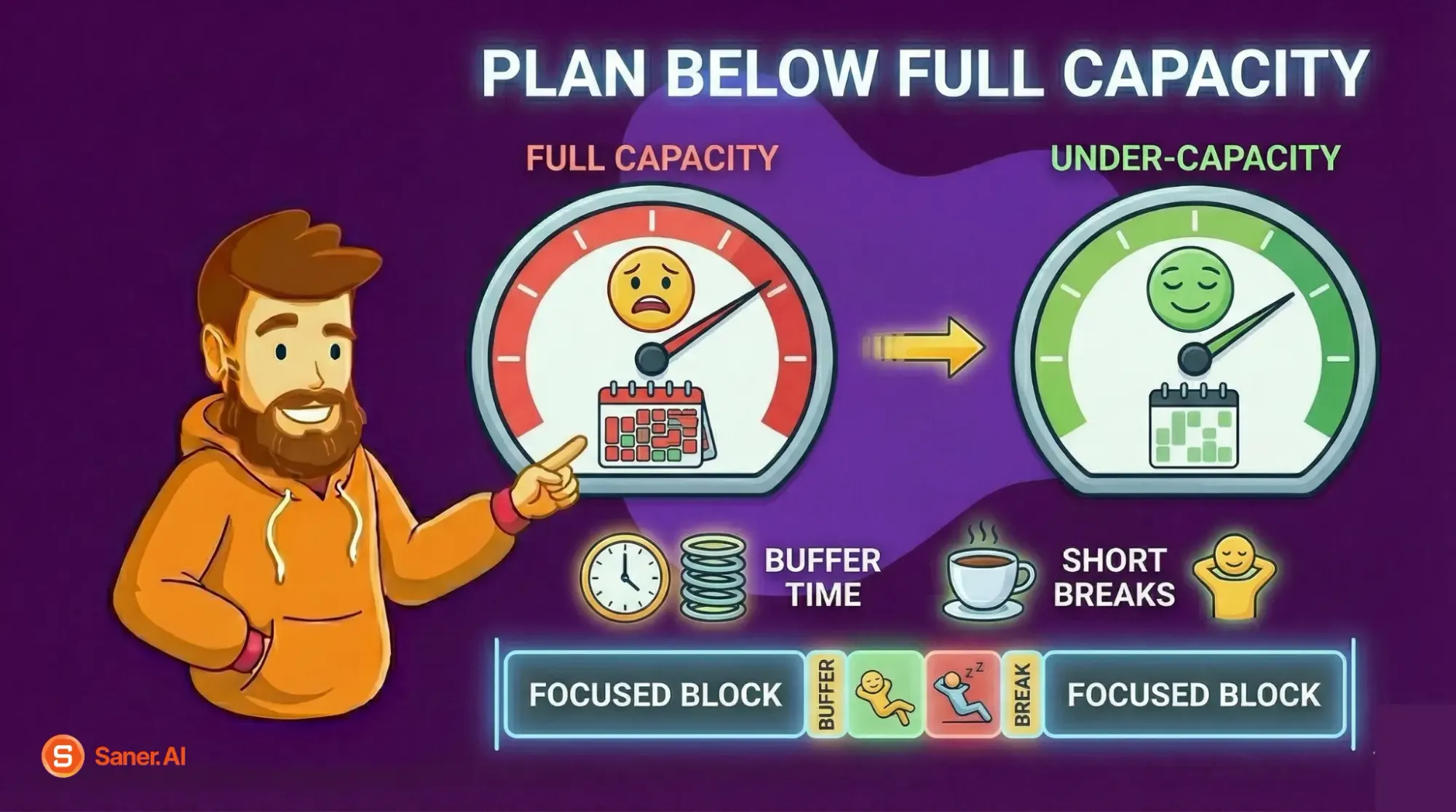 Schedule break - Saner.AI