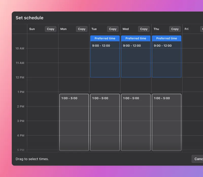 Motion app calendar sync