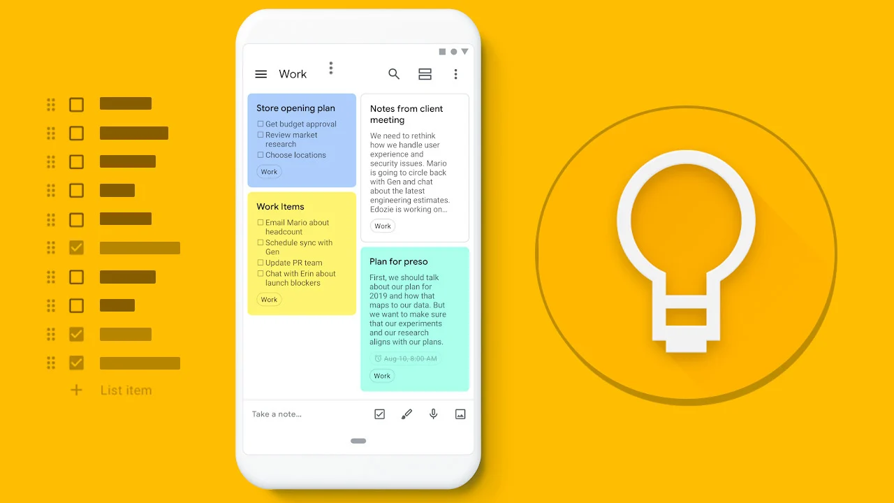 Google Keep reviews