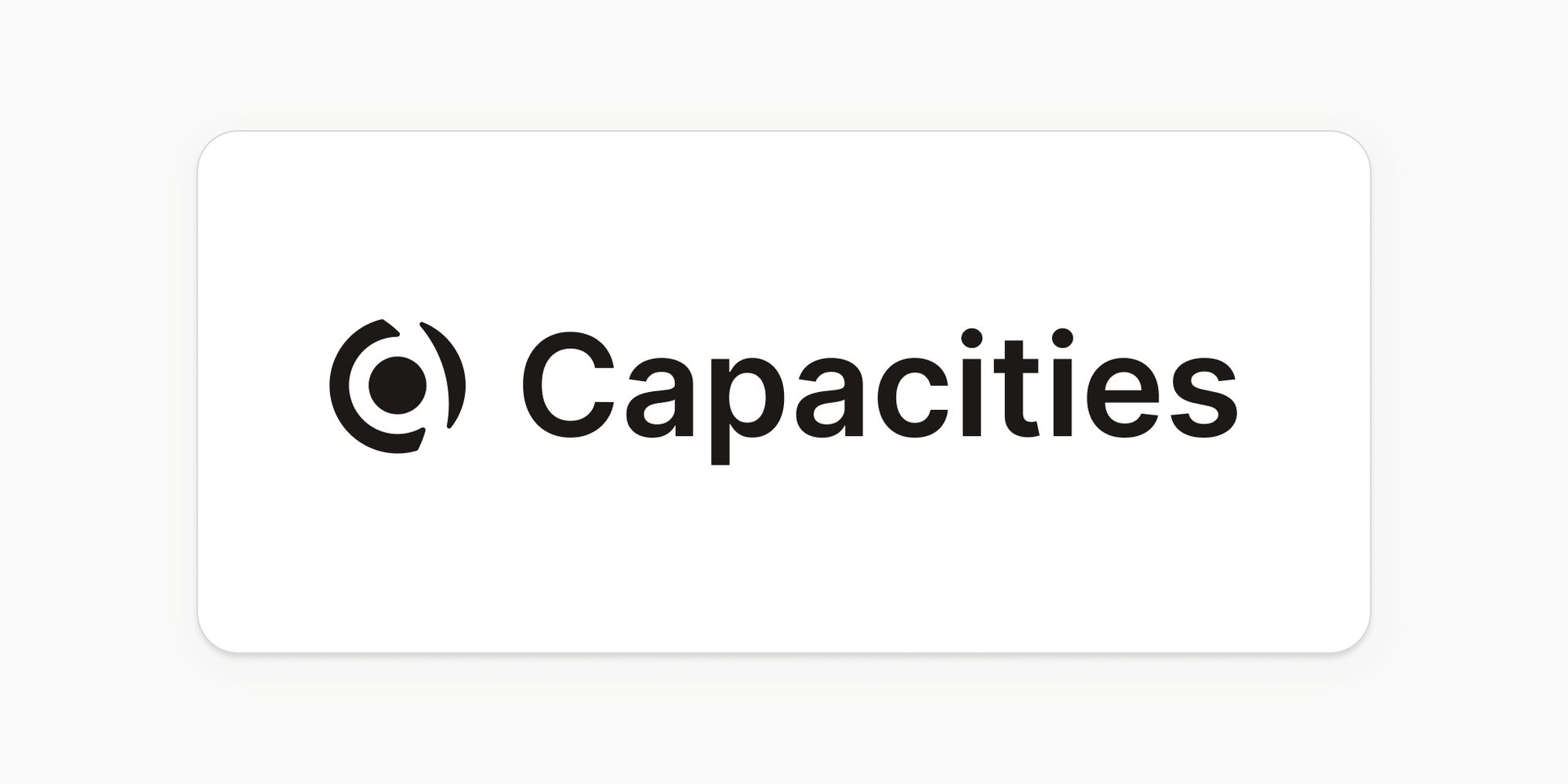 Capacities review