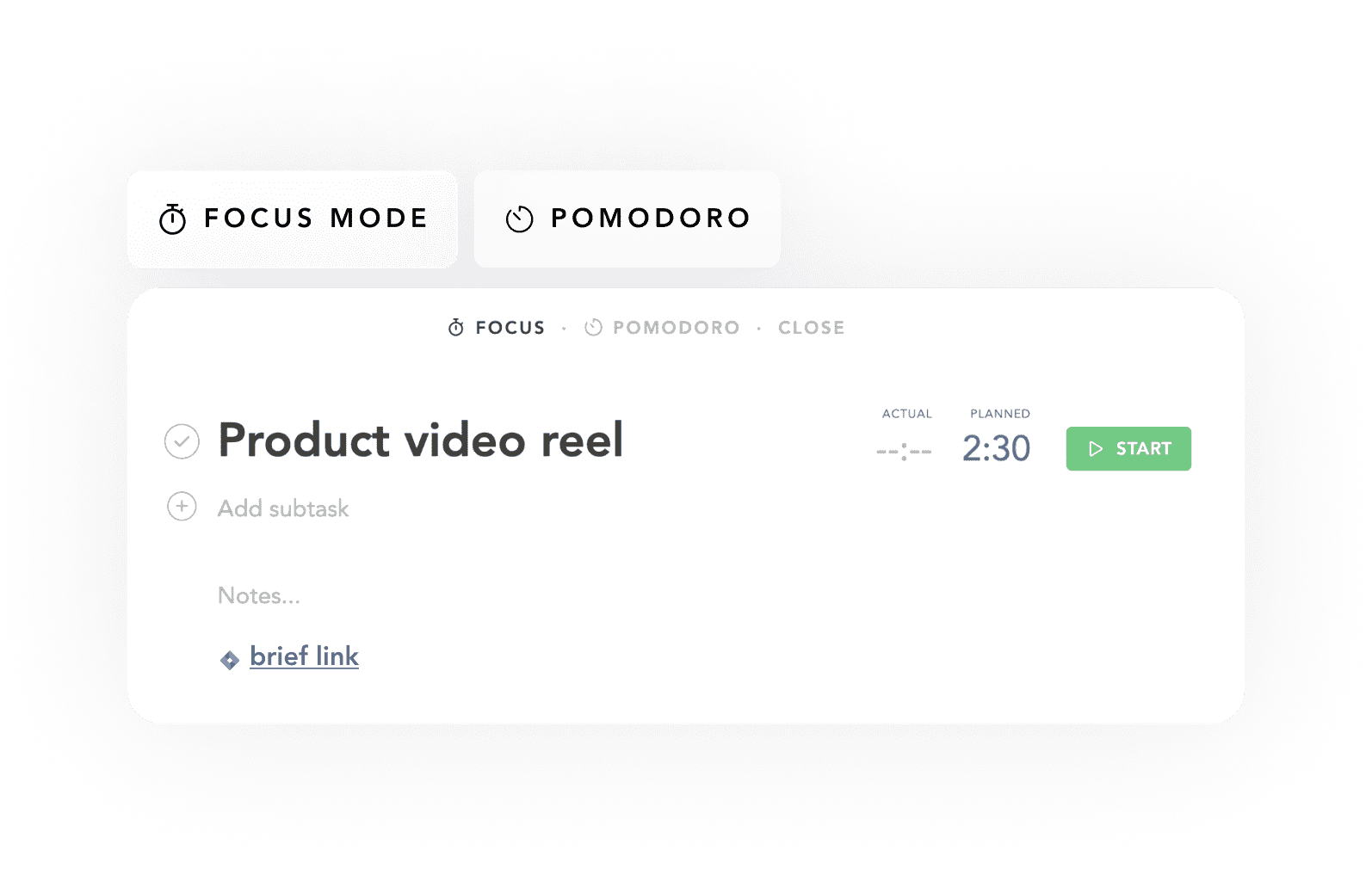 Sunsama Focus Mode & Shutdown Ritual