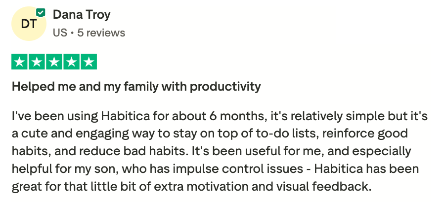 Habitica reviews