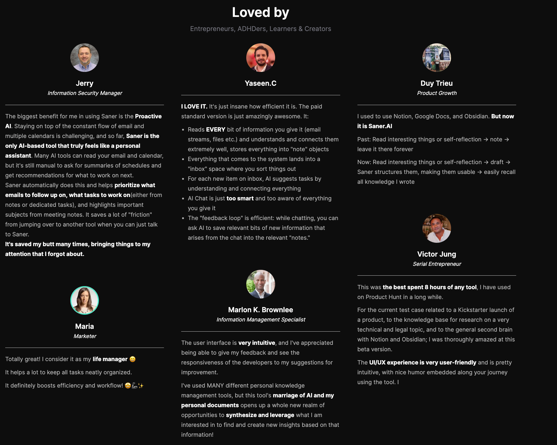 Saner.AI Reviews
