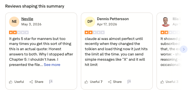Claude Reviews