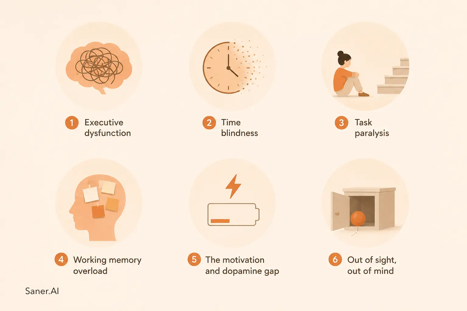 Six ways ADHD affects your productivity