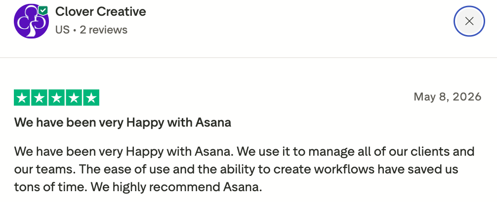 Asana reviews