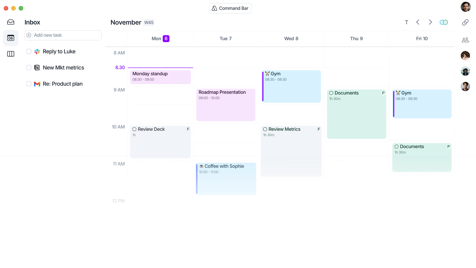 Akiflow tasks