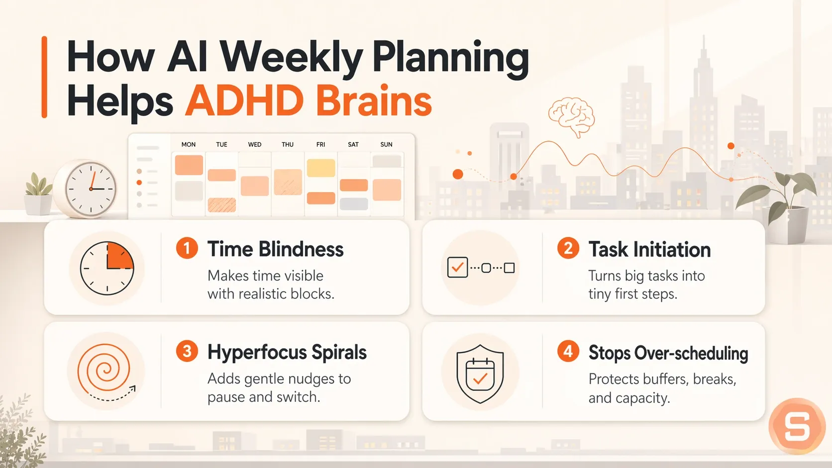 How AI weekly planning is different for ADHD brains
