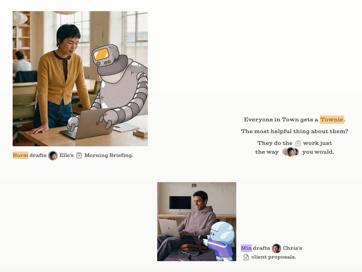 The Townie and the @town.com identity
