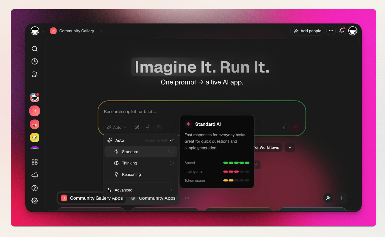 Genesis: the AI app builder