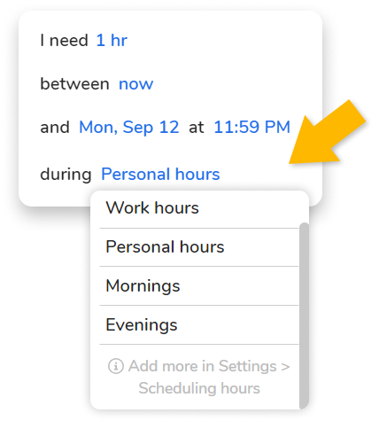 Scheduling hours profiles flowsavvy