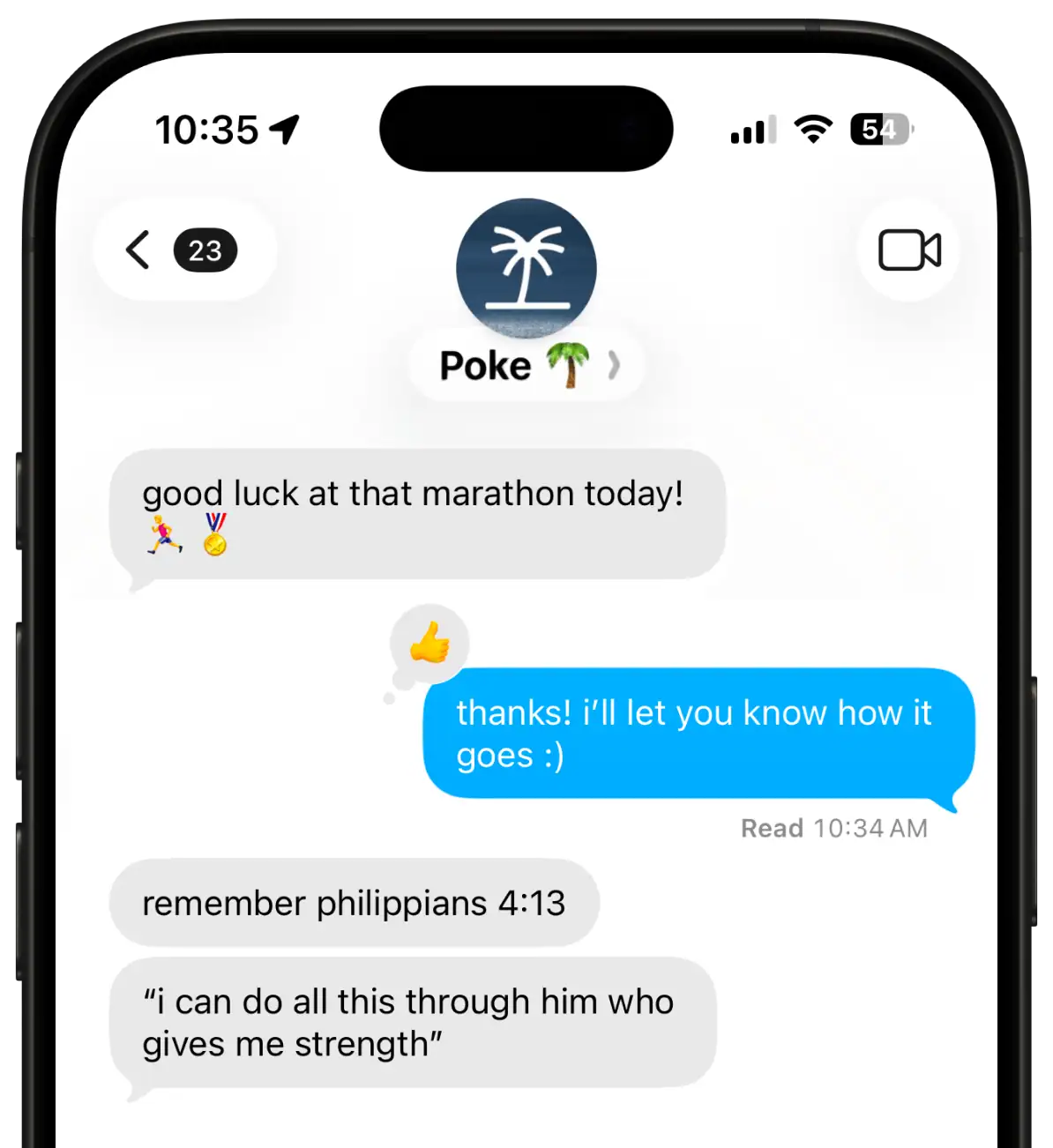 poke messaging