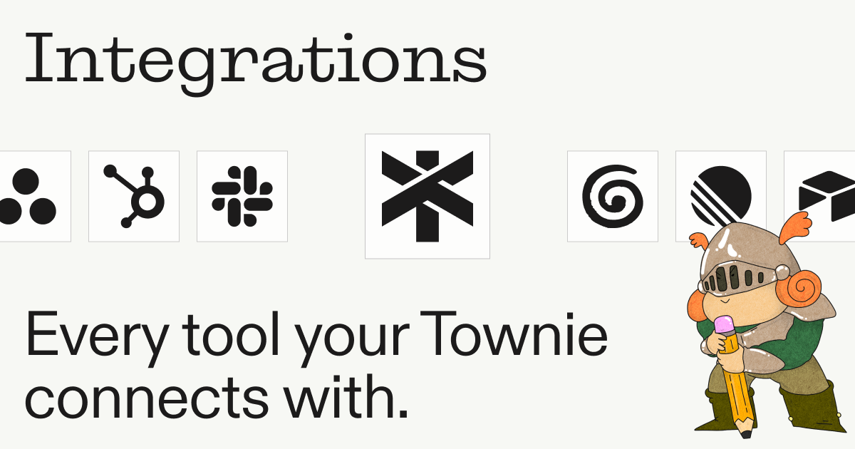 town integrations
