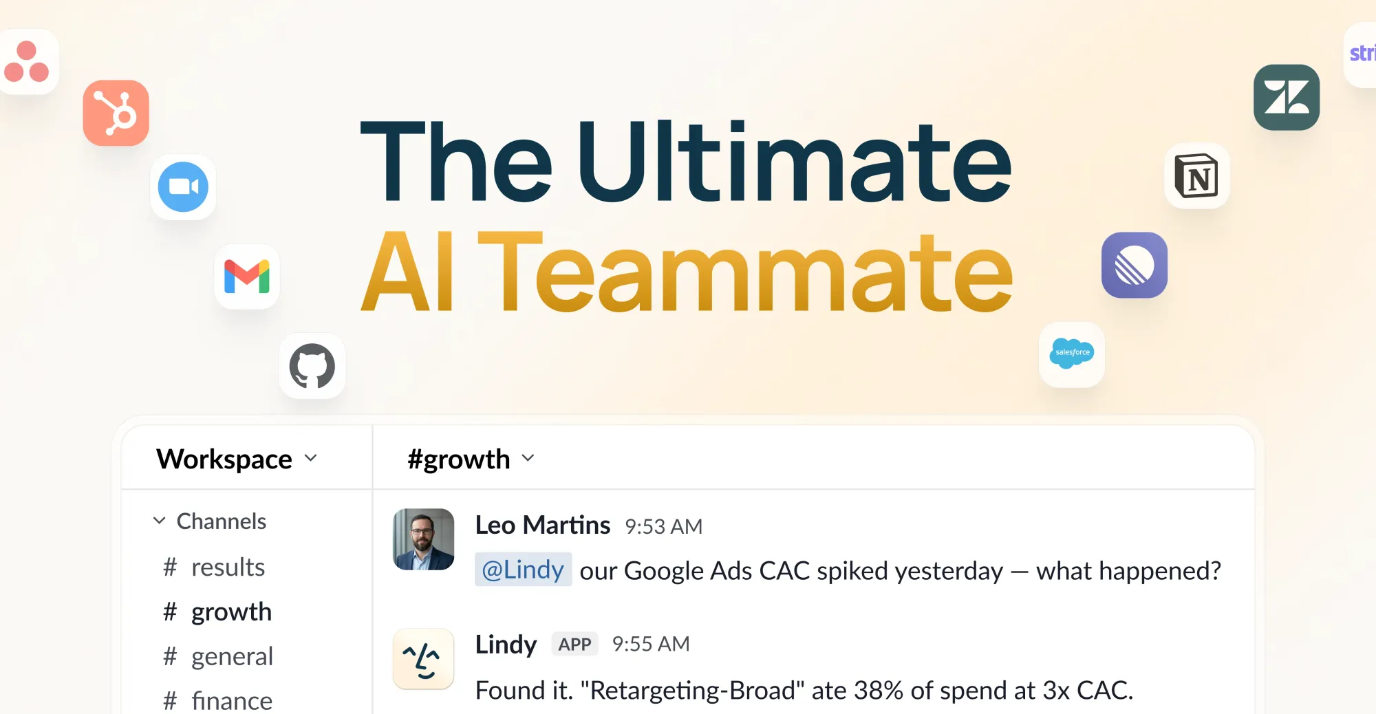 Lindy AI teammate