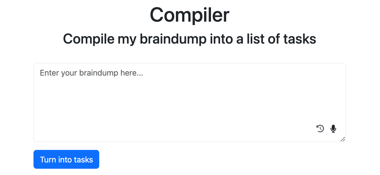Goblin.tools - Compiler