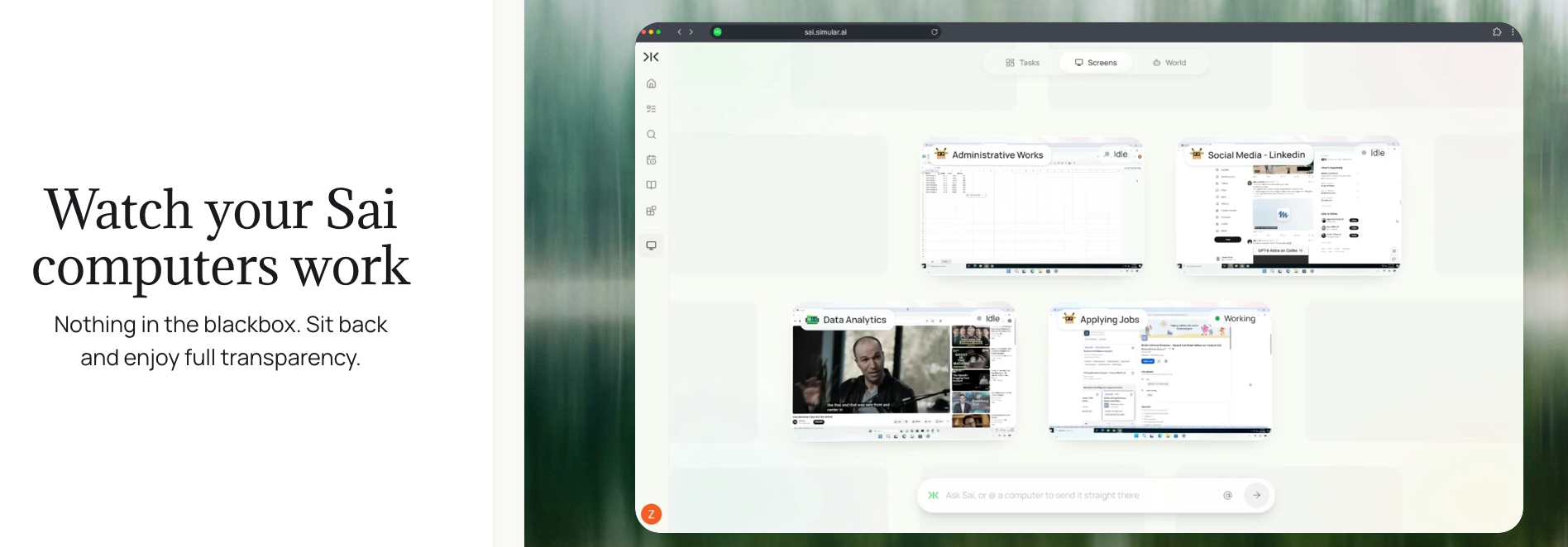 Sai - Full Desktop Automation