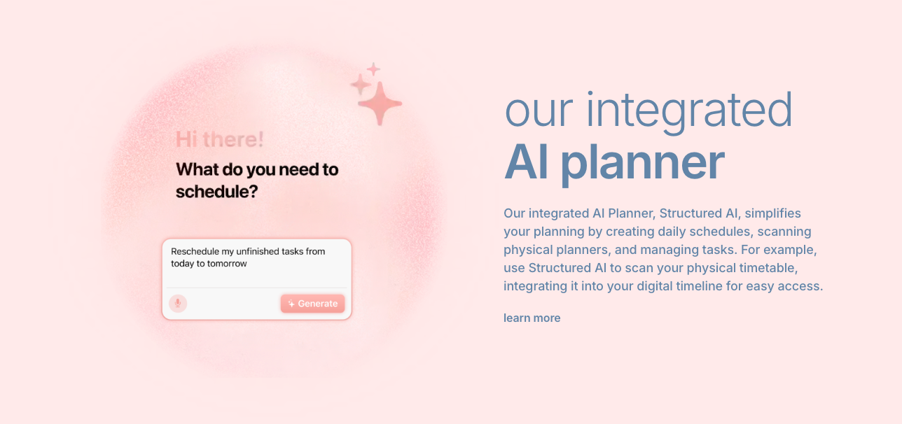 AI planning assistant