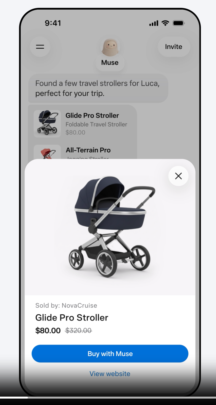 muse ai Agentic Checkout and Link by Stripe