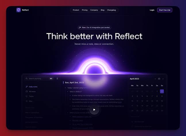 Reflect app