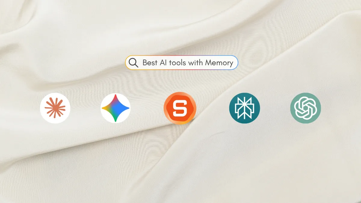 Best 6 AI Tools with Memory in 2026