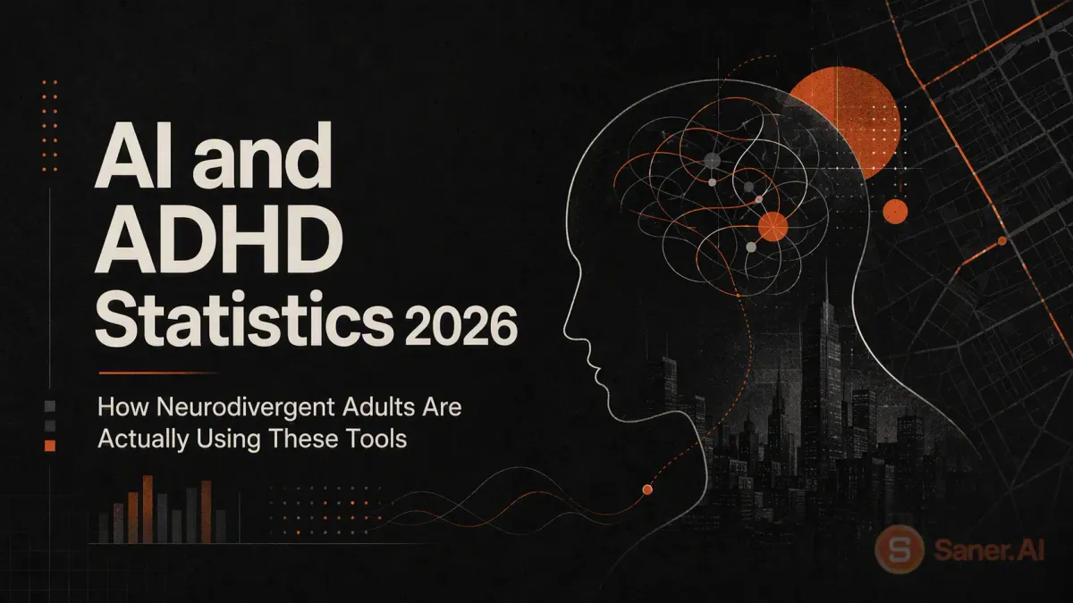 AI and ADHD Statistics 2026: How Neurodivergent Adults Are Actually Using These Tools