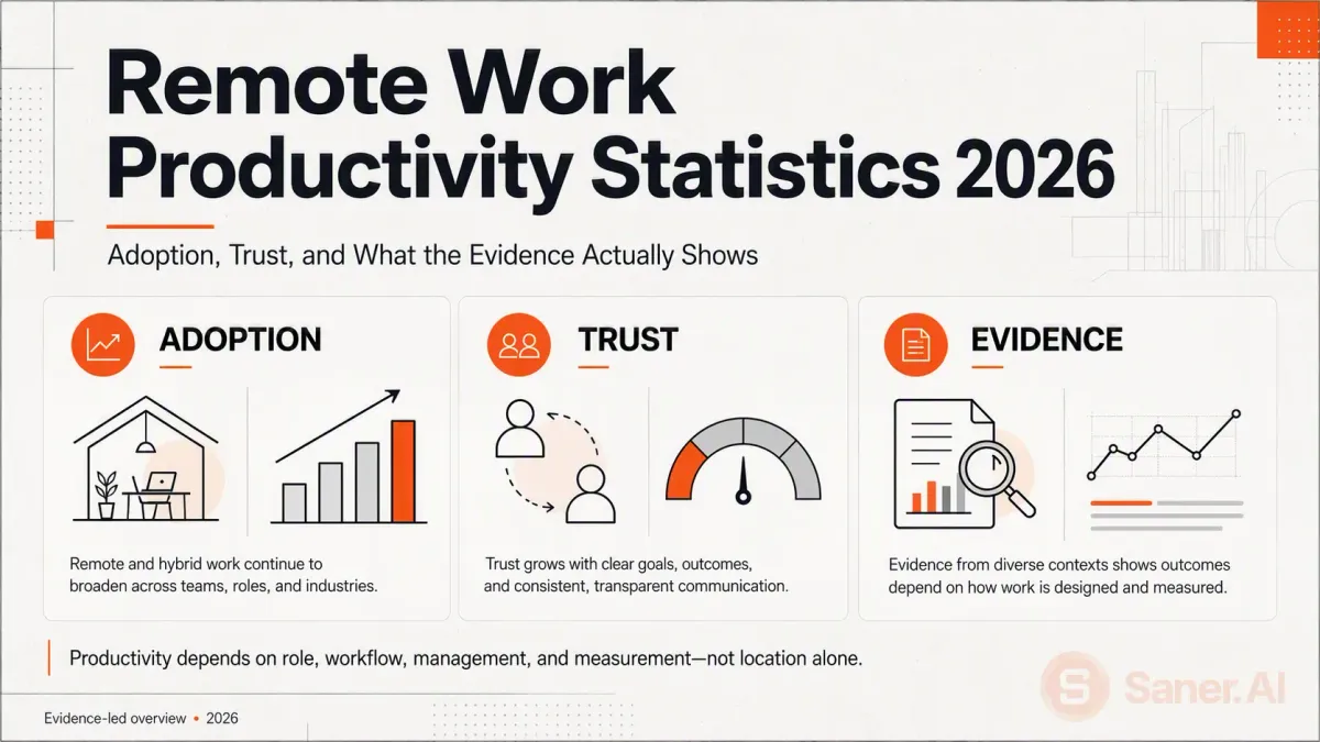 Remote Work Productivity Statistics 2026: Adoption, Trust, and What the Evidence Actually Shows