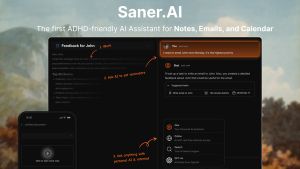 AI Assistant - Saner.AI